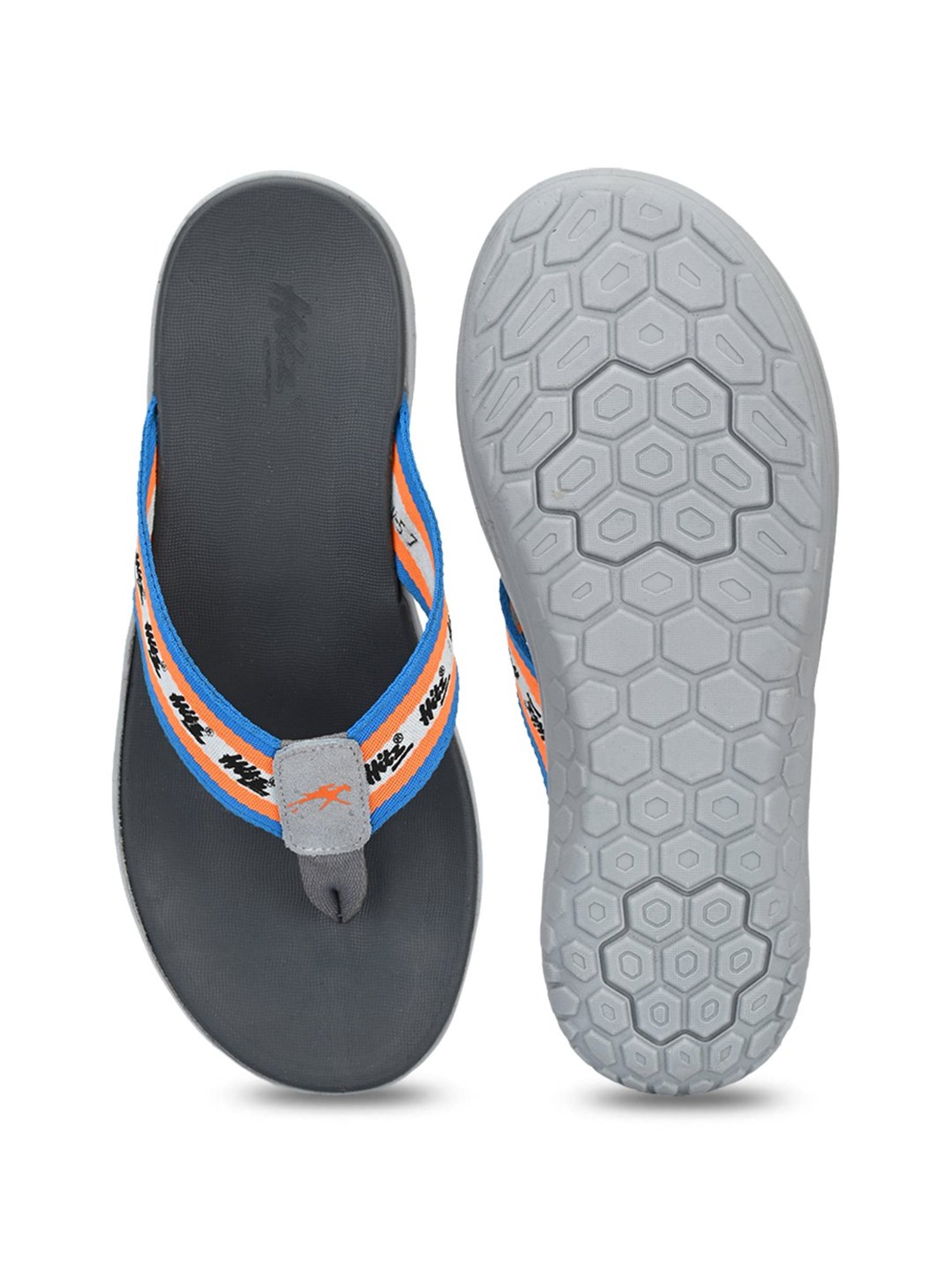 Hitz Men's Blue Thong Sandals