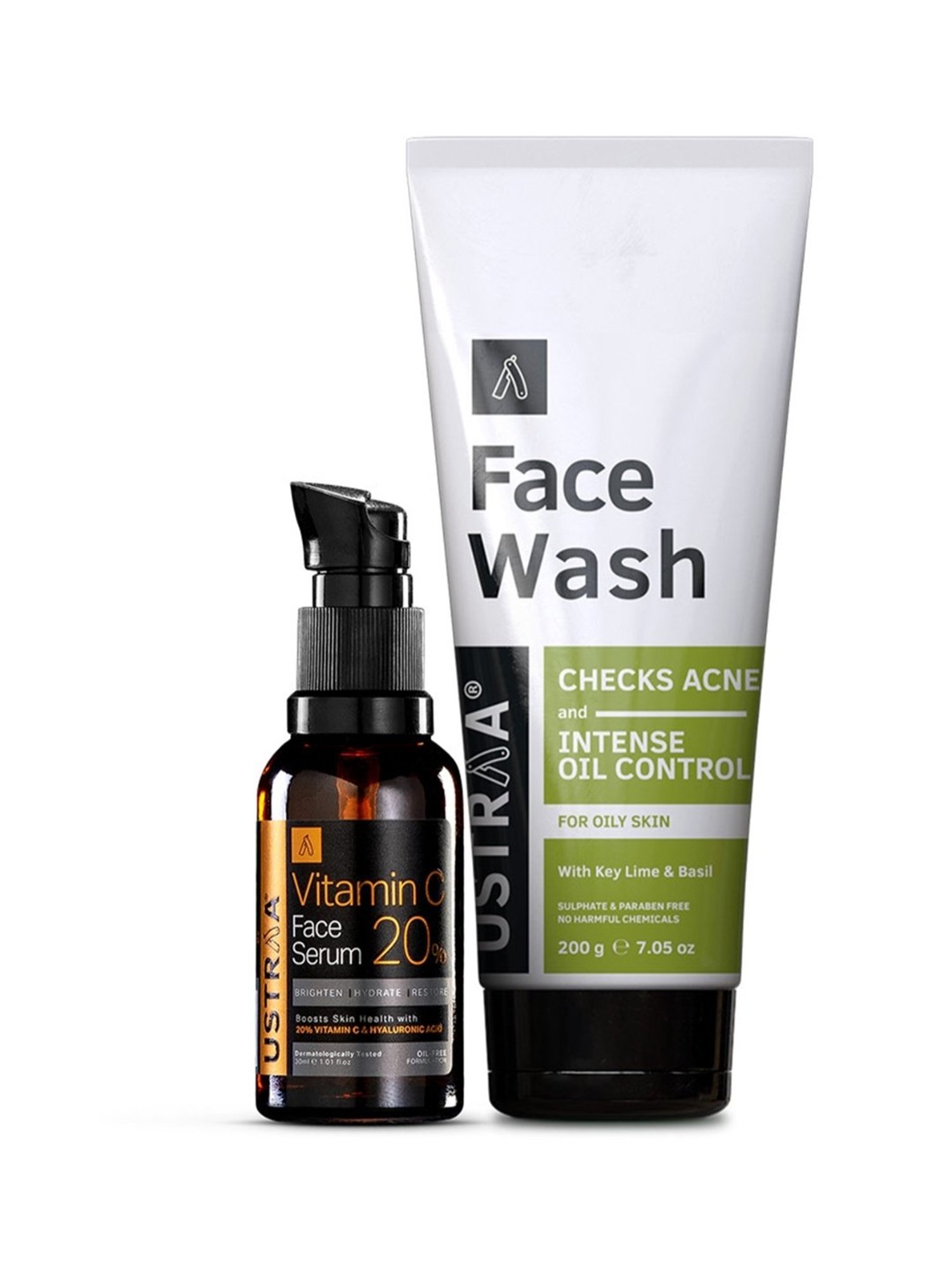 Ustraa Vitamin C Face Serum & Face Wash