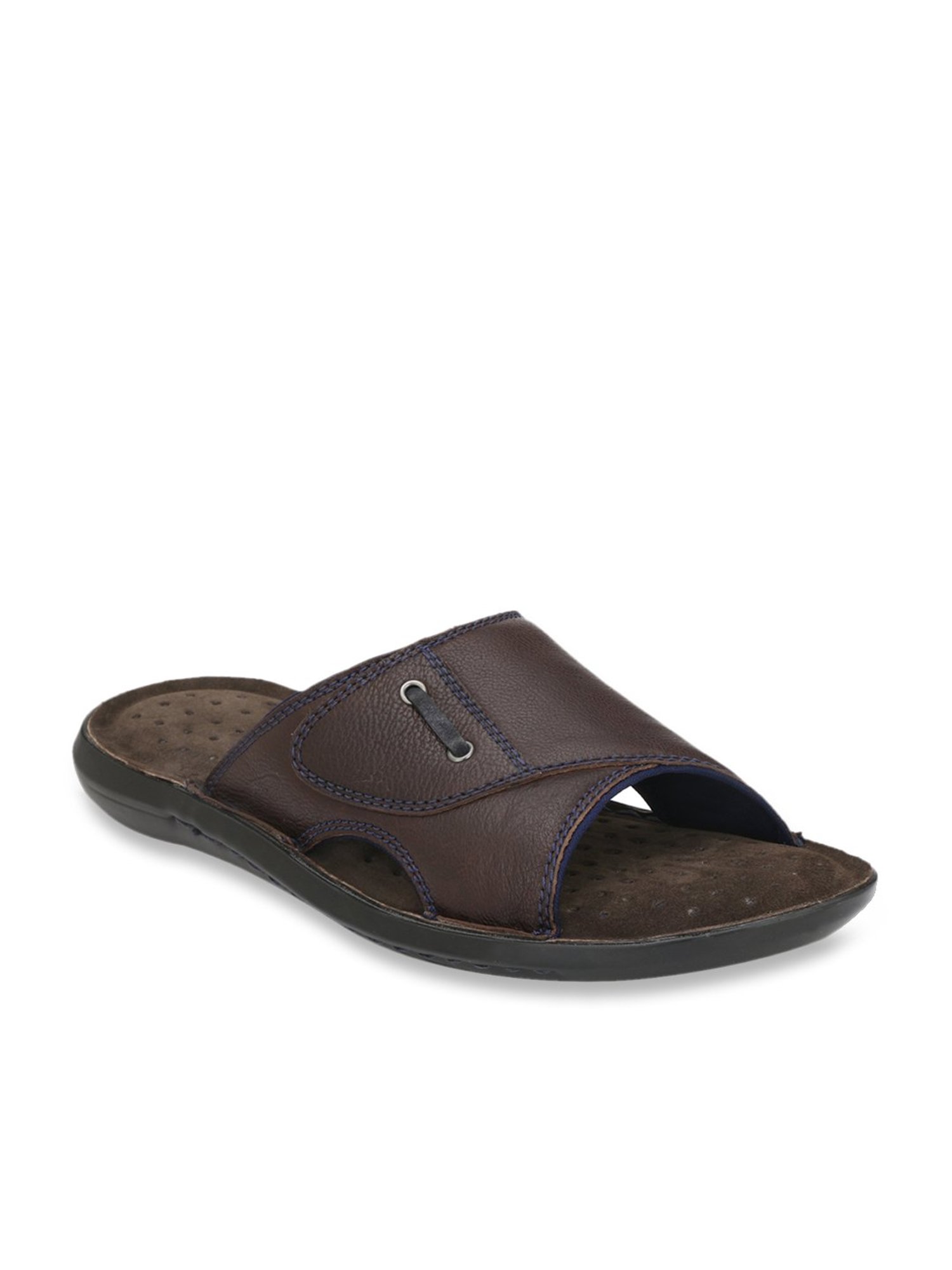 Delize Men's Brown Slides