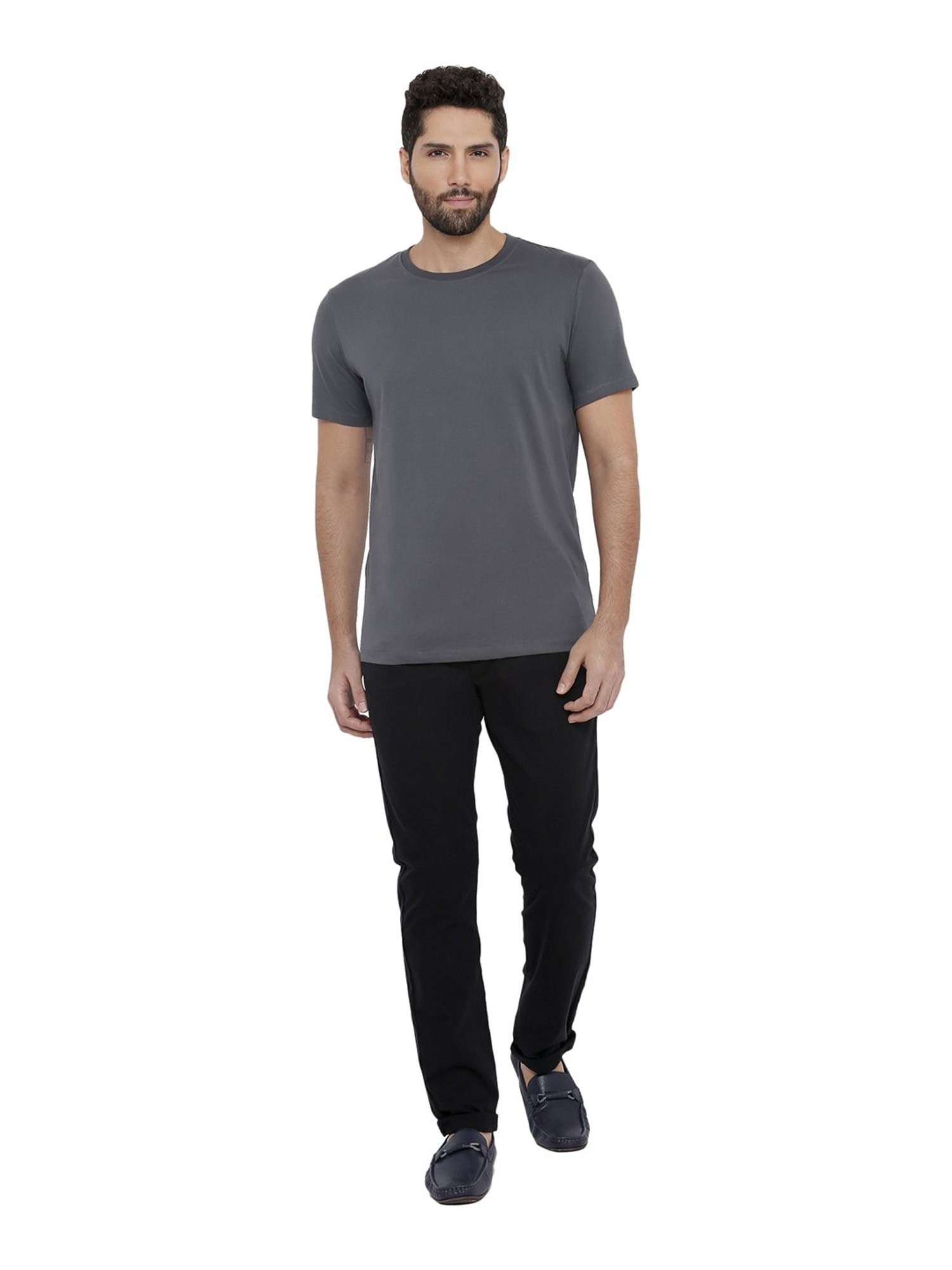 XYXX Grey Crew Neck T-Shirt