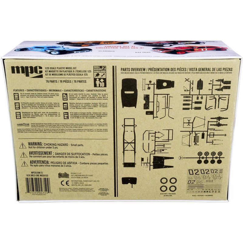 Skill 2 Model Kit 1936 Wild One Modified 1/25 Scale Model by MPC