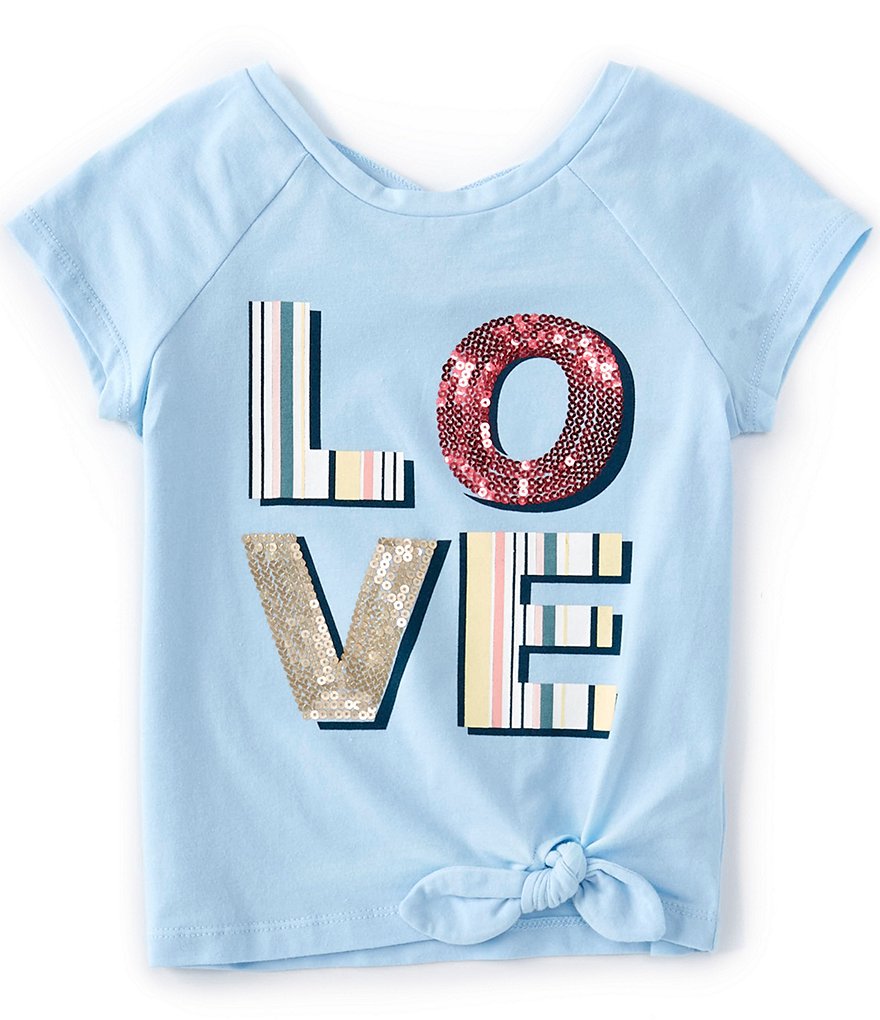 Chelsea & Violet Little Girls 2T-6X Tie Front Tee