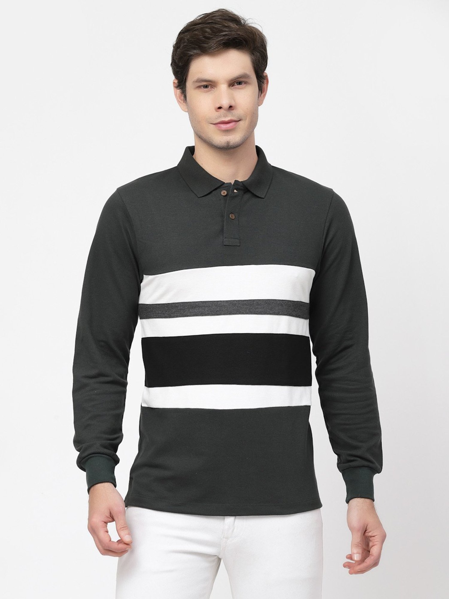 Kalt Dark Green Regular Fit Polo T-Shirt