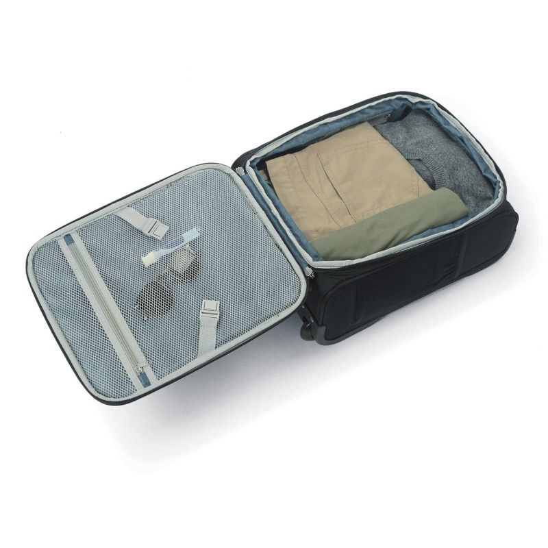 FUL Mission 18" Softside Underseat Carry On Suitcase - Black