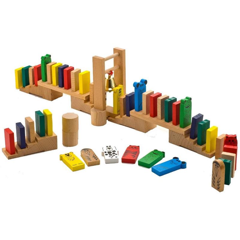 HABA Go-Go Wooden Dominoes 249 Piece Building Set