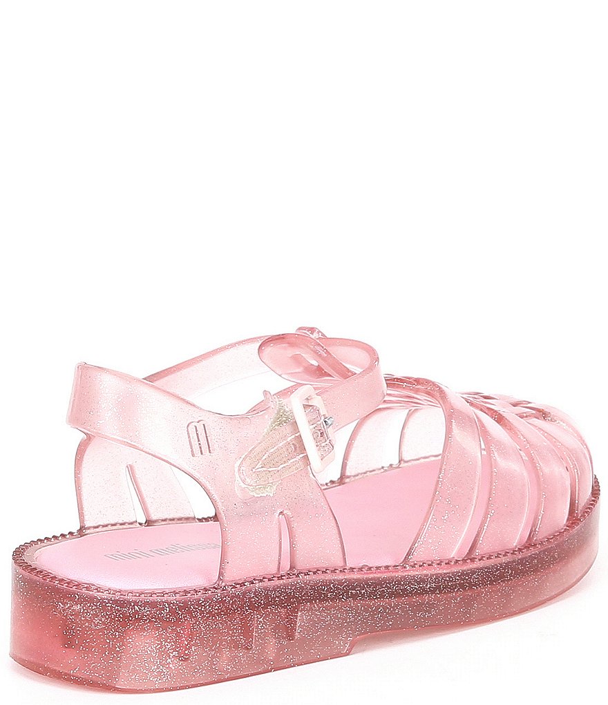Mini Melissa Girl's Mini Possession Glitter Fisherman Sandals (Toddler)