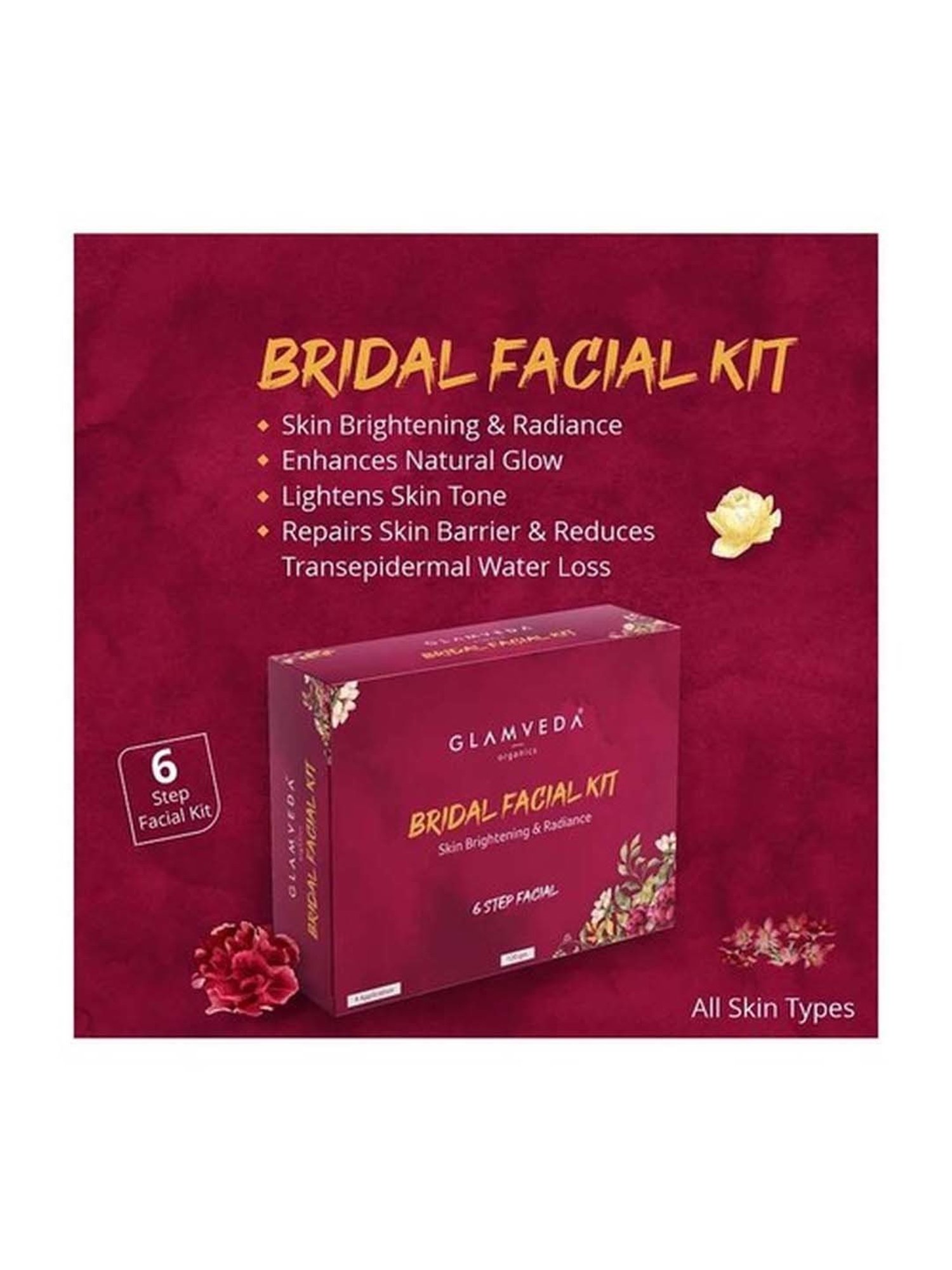 Glamveda Bridal Facial Kit - 120 gm