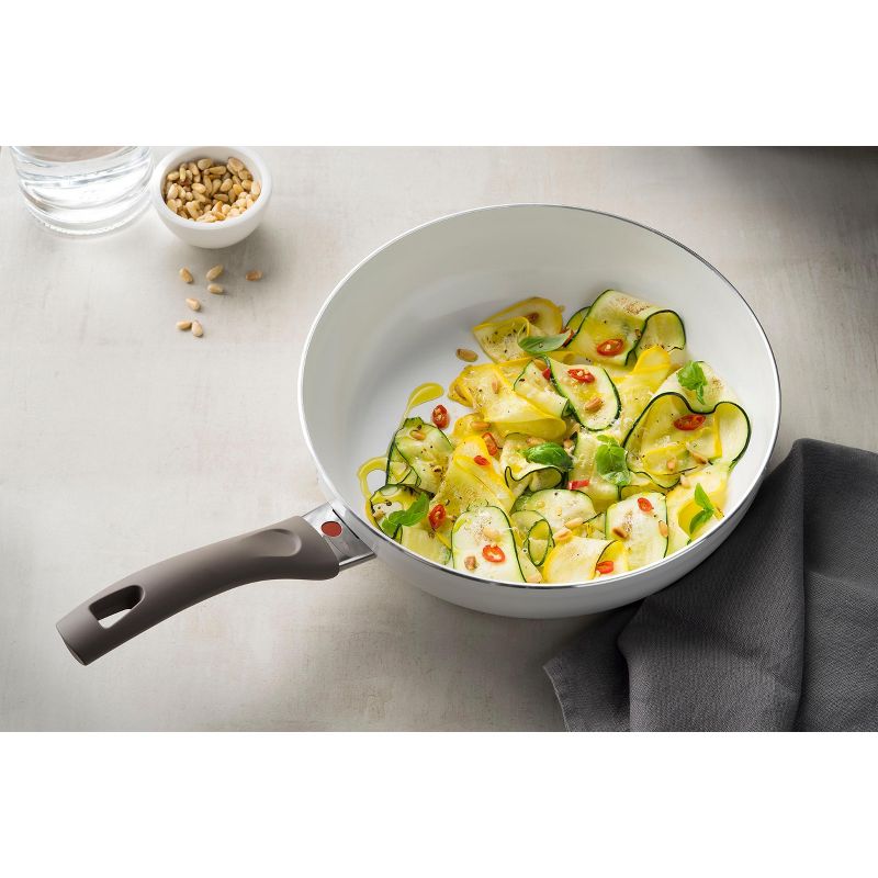 Ballarini Tropea Veggie 4-qt Aluminum Ceramic Nonstick Saute Pan with Lid