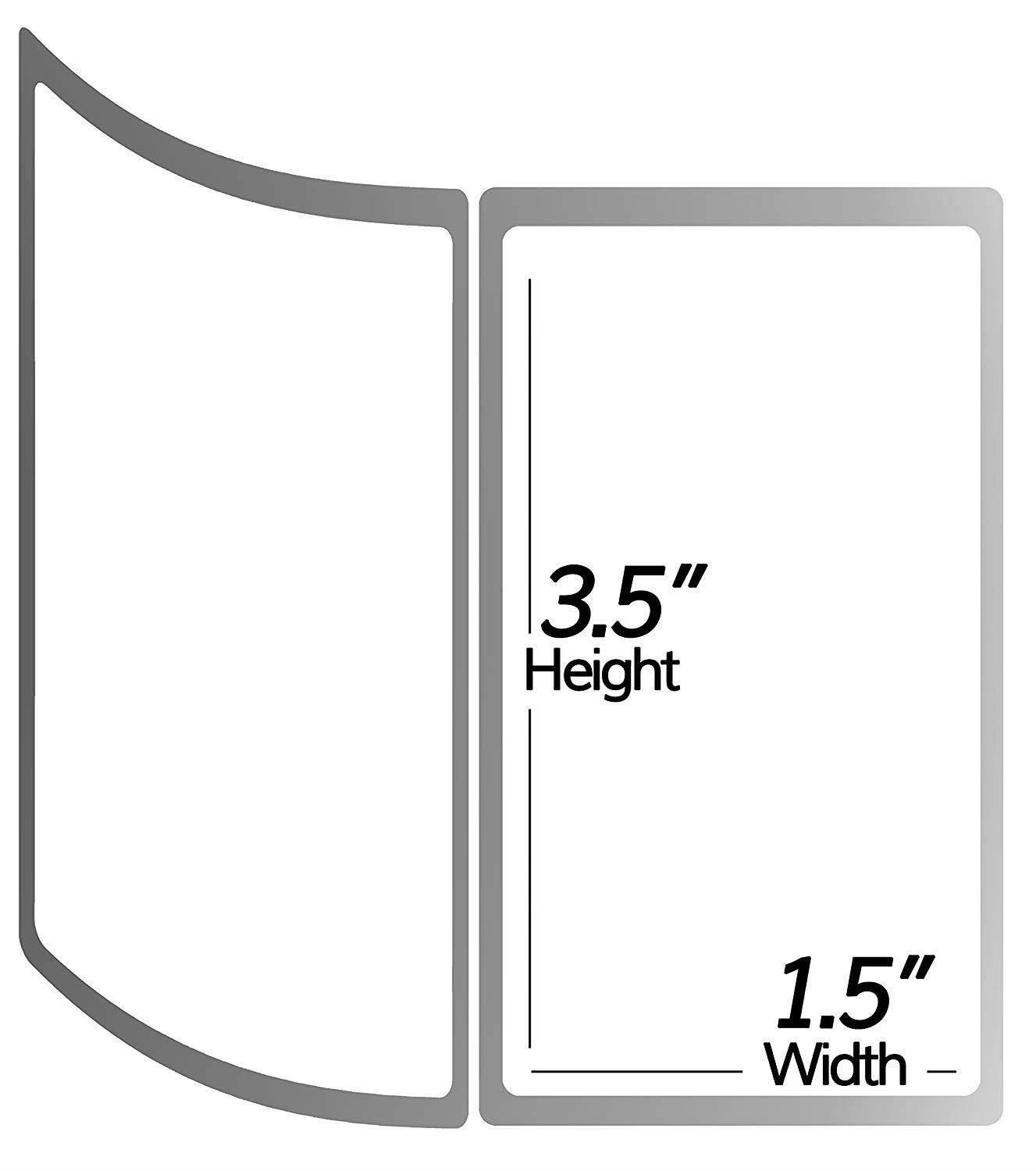 [10 Rolls / 9000 Labels] SOJITEK ZE1312112 3.5 x 1.5 Inch Thermal Labels Zebra Compatible Labelwriter Desktop Printer - 1" Core