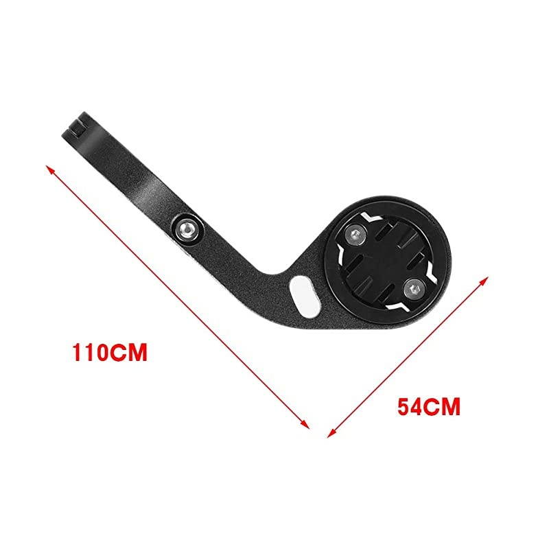 Bike OutFront Mount Bicycle Handlebar Combo Mount for Garmin Bryton Gopro FlashlightCompatible with 318mm 254mm Handlebar Black