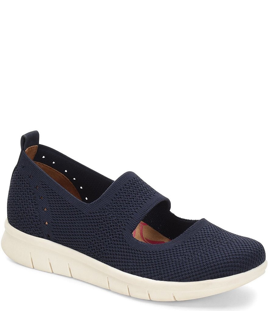 Comfortiva Carlene Knit Mesh Mary-Jane Slip Ons