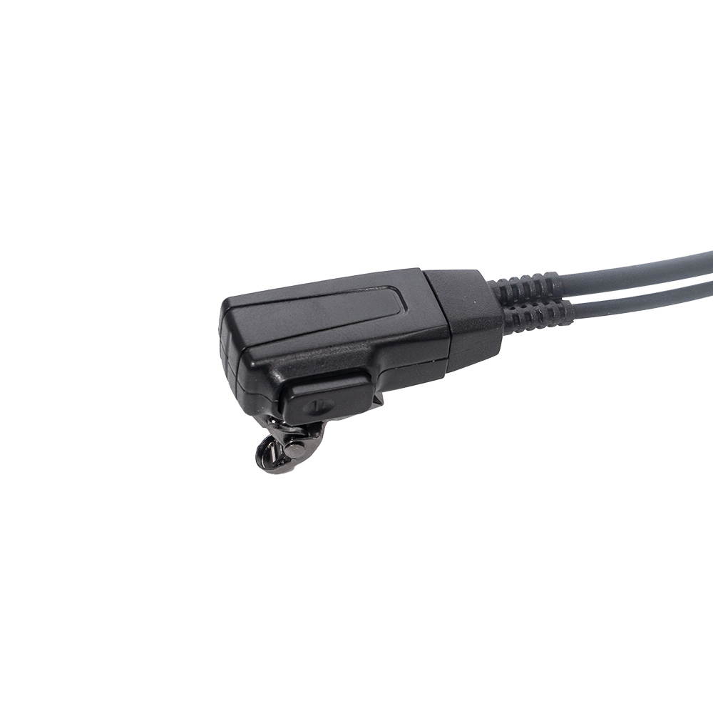 D Shape Earpiece Headset with Mic PTT Compatible with Baofeng UV-5R BF-888S BF-F8HP BF-F9 UV-82 UV-82HP UV-82C Kenwood TK-2107 TK-3107 Walkie Talkies Two Way Radio 2 pin