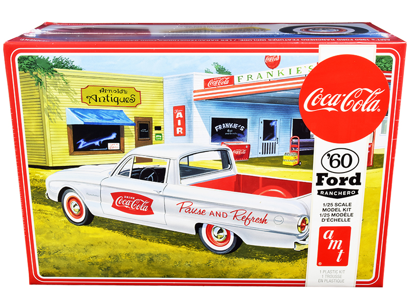 1957 Ford Ranchero "Coca-Cola" Red and Cream 1/43 Diecast Model Car by Motor City Classics