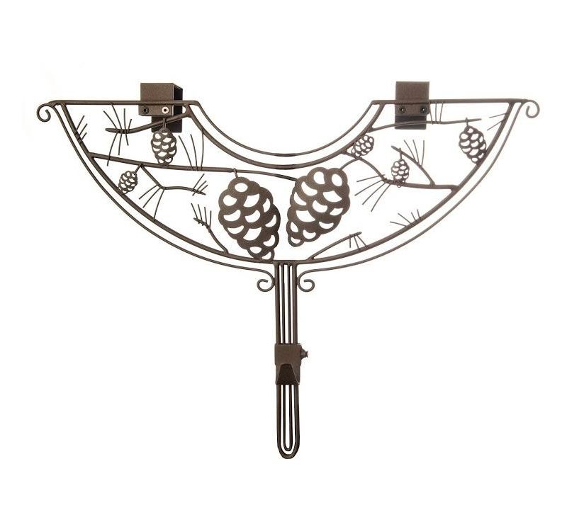 Tree Keeper 24" Brown Pine Cone Adjustable Christmas Wreath Hanger