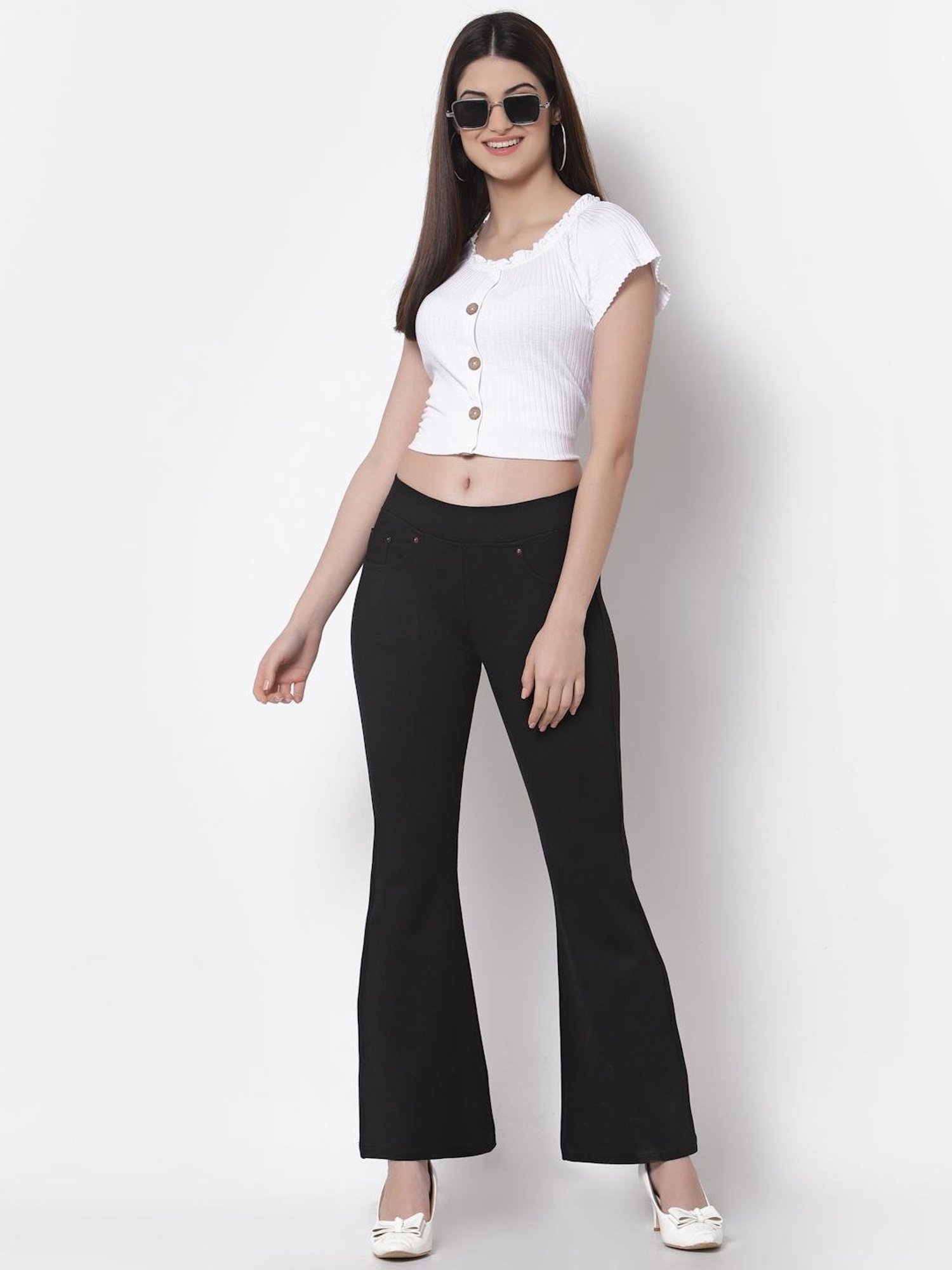Westwood Black Bootcut Trousers