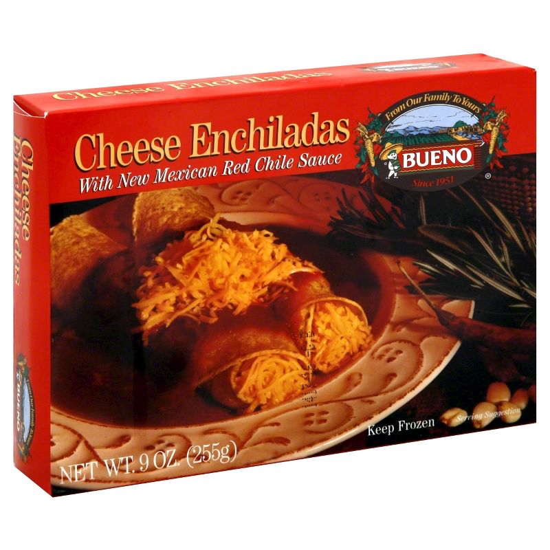 Bueno Red Chili Cheese Frozen Enchiladas - 9oz