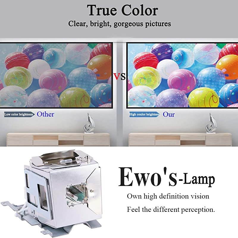 5JJG705001 Lamp Bulb for Benq MH530FHD MH535FHD MH534 MH535 MS531 MS535 MW526AE MW533 MW535 MX532 MX535 TH534 TH535 TW533 TW535 W1050 W1050S HT1070A Projector Lamp Bulb Replacement