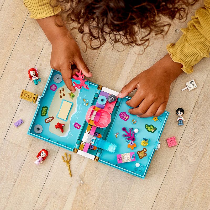 LEGO Disney Ariel's Storybook Adventures Princess Mermaid Building Playset 43176