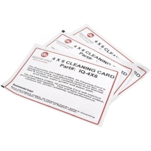 DATAMAX IQ-4X6 CONSUMABLE  PRINTHEAD CLEANING CARD  4" X 6"  STATIONARY - M/I/H CLASS COMPATIBLE  25 CARDS PER CASE  PRICED PER CASE