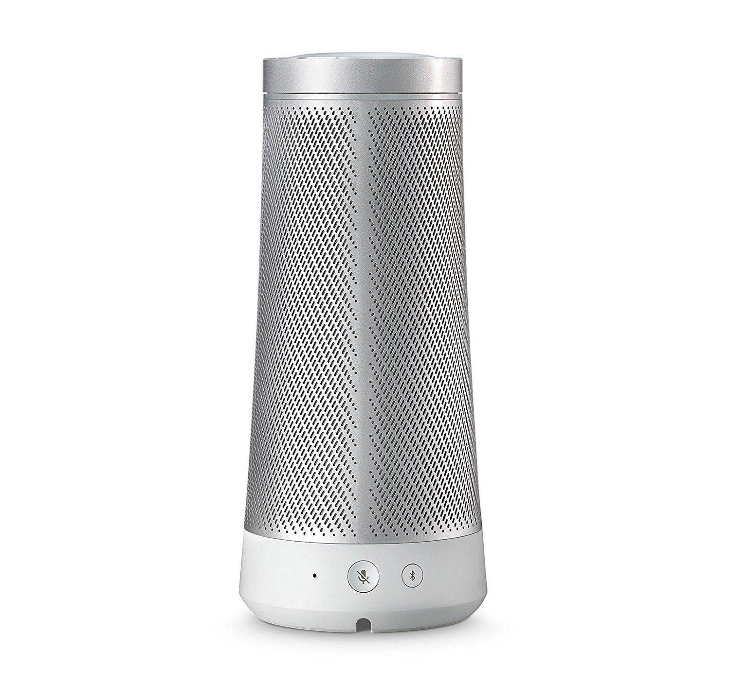 Harman Kardon INVOKE Voice-Activated Speaker with Cortana HKINVOKESILAM (Silver)