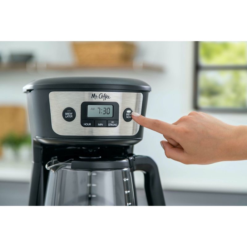 Mr. Coffee 12-Cup Programmable Coffee Maker - Black