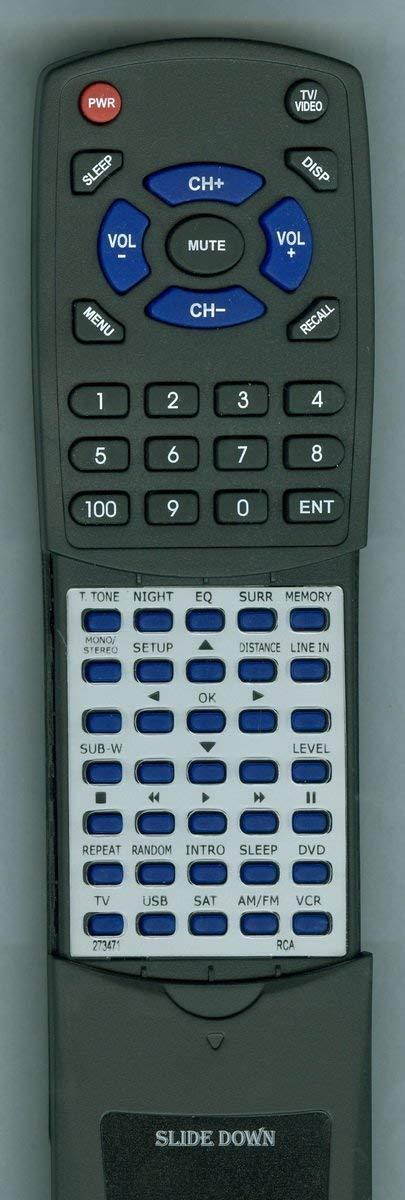 Replacement Remote Control for RCA RCR192AB1, 273471