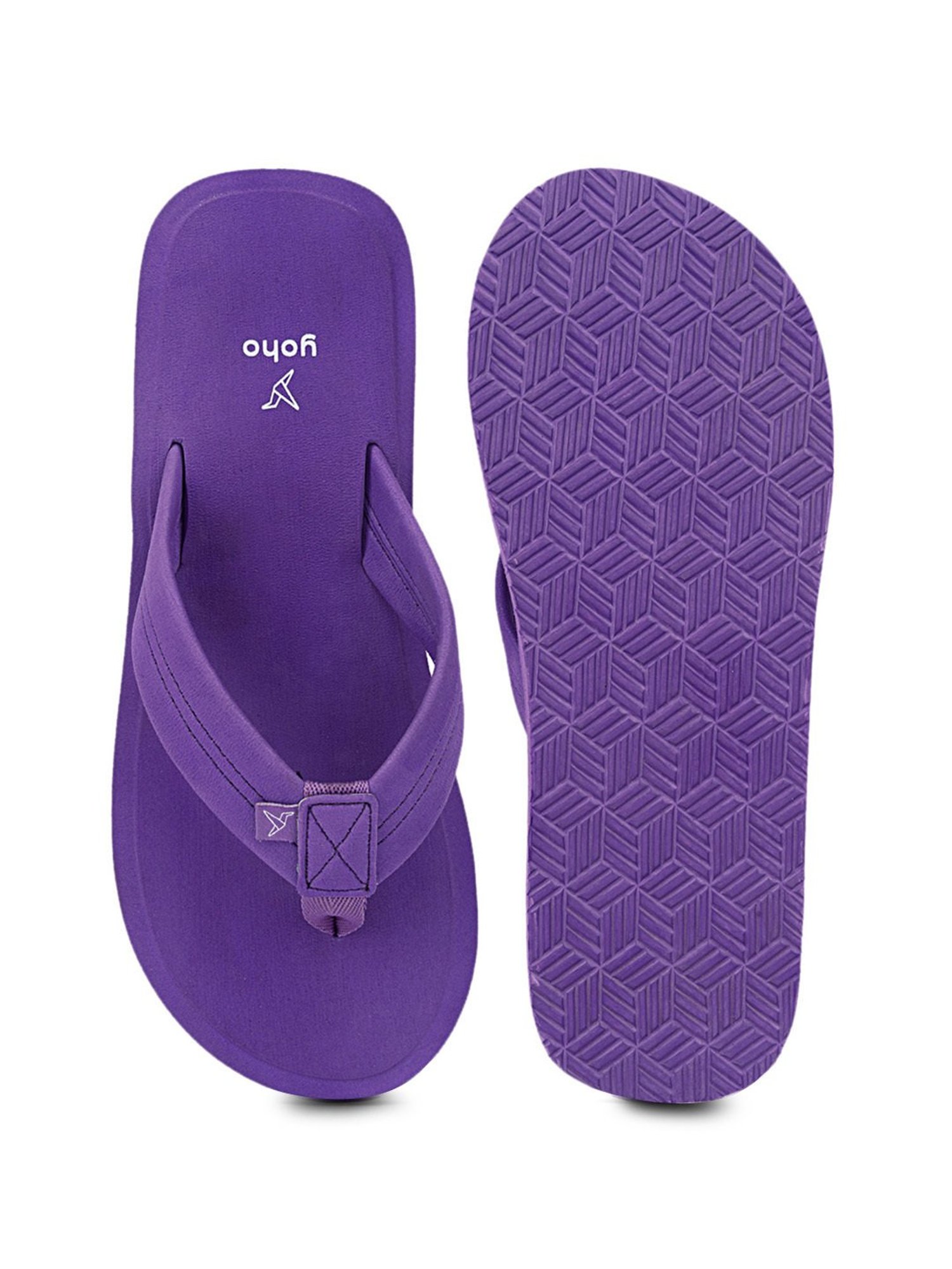 Yoho Women's Eva Bubbles Lavender Flip Flops