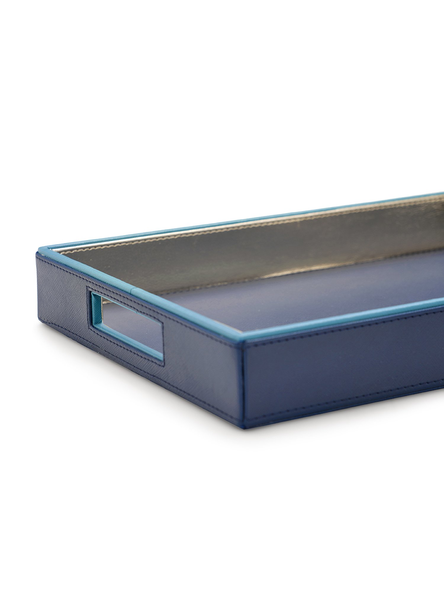 Pure Home and Living Blue MDF Solid Tray