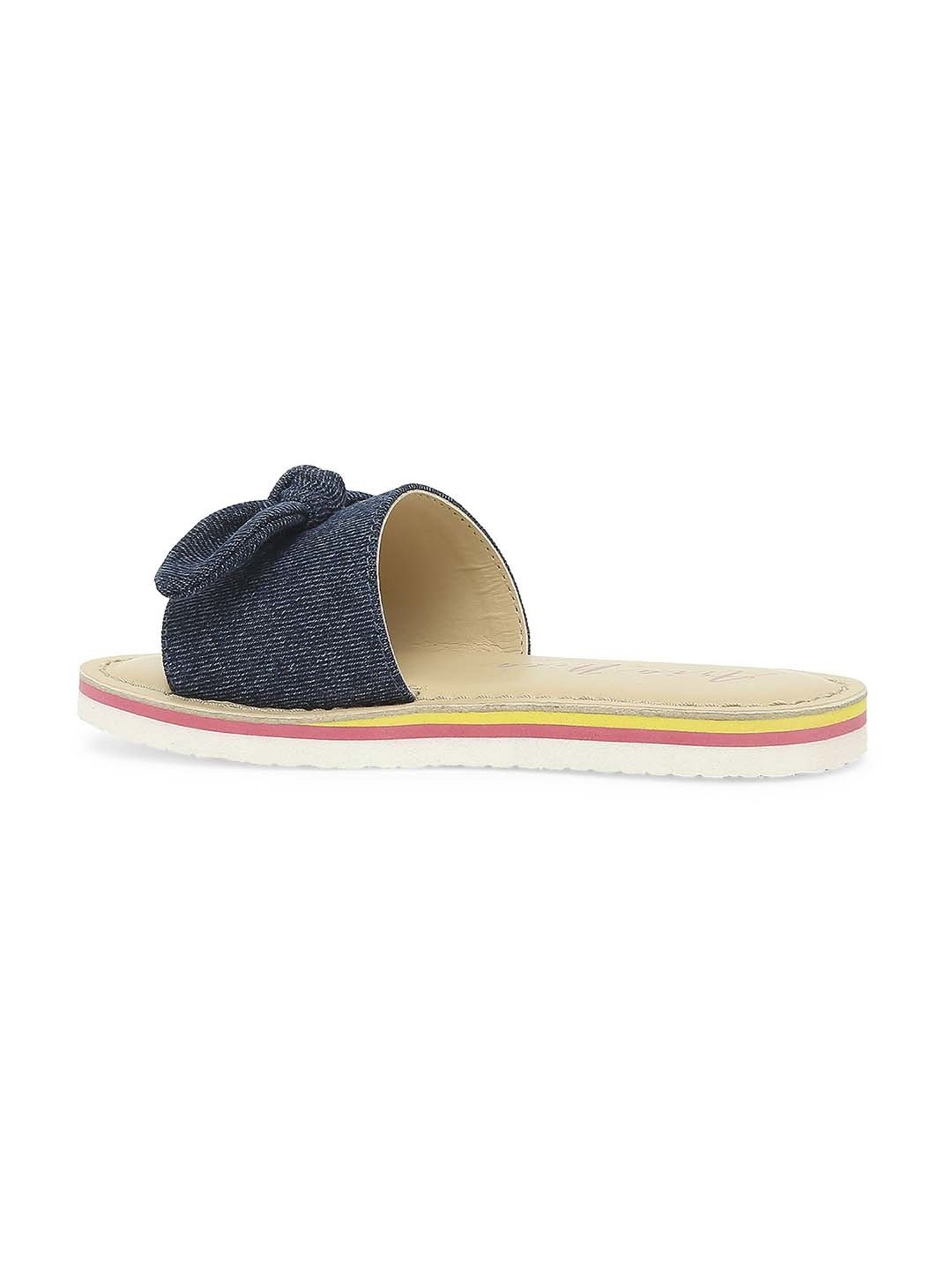 Aria Nica Kids PLAY Blue Casual Slides