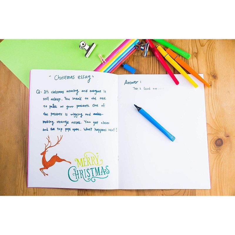 Paper Junkie 12 Pack Blank Notebook Journals for Students (6 Colors, 8.5 x 11 In)