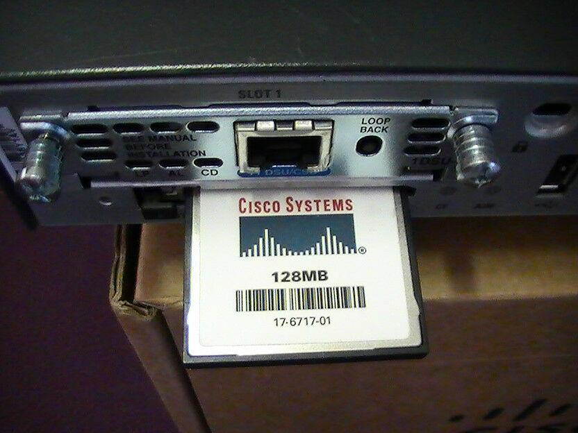 smartrouterx 1841 ROUTER 384D/128F Adv IOS w/2x WIC-1DSU-T1-V2 1-Year Warranty CCIE LAB