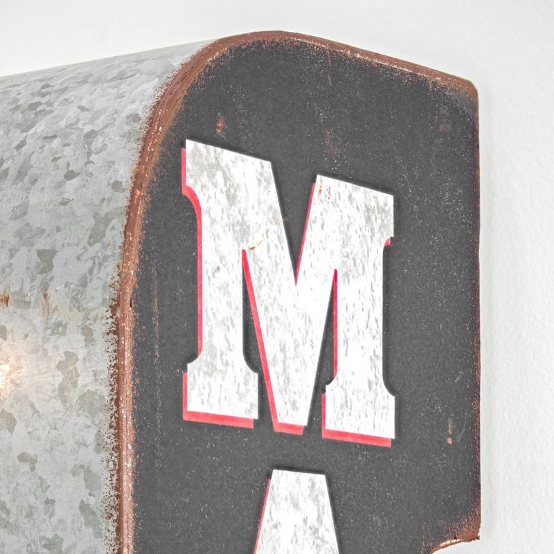 Man Cave Vintage LED Marquee Arrow Sign Black - Crystal Art Gallery