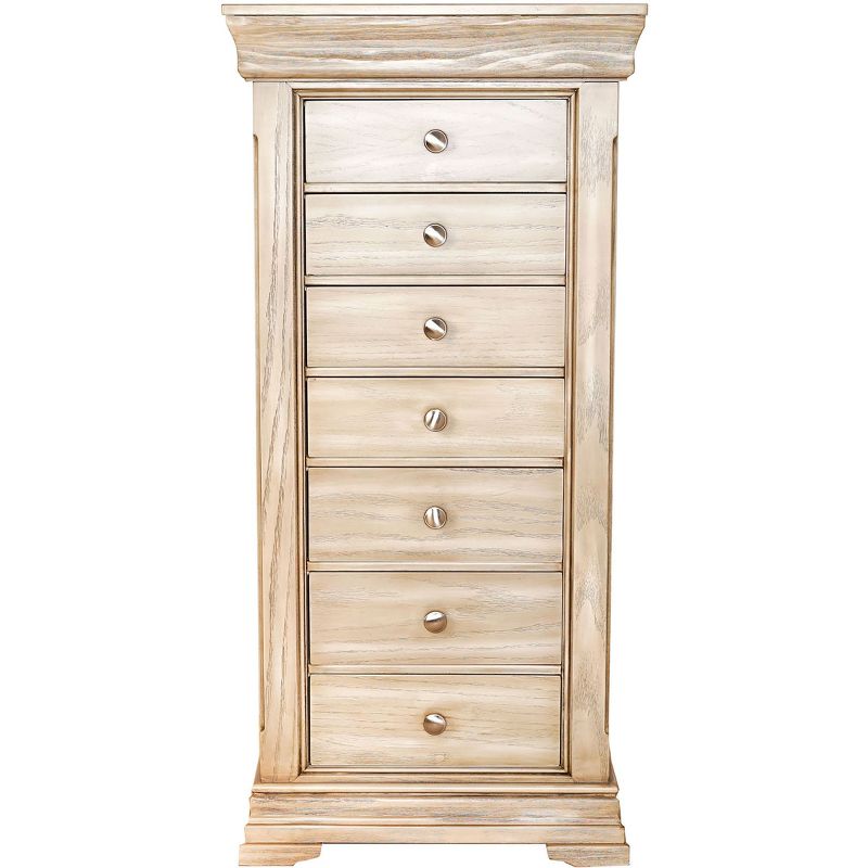 Haley Standing Jewelry Armoire Gray - Hives & Honey