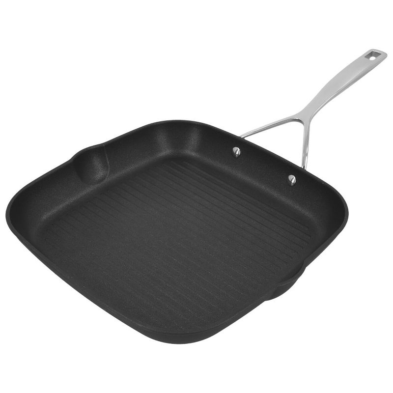 Demeyere AluPro 11-inch Aluminum Nonstick Perfect Pan Grill Pan