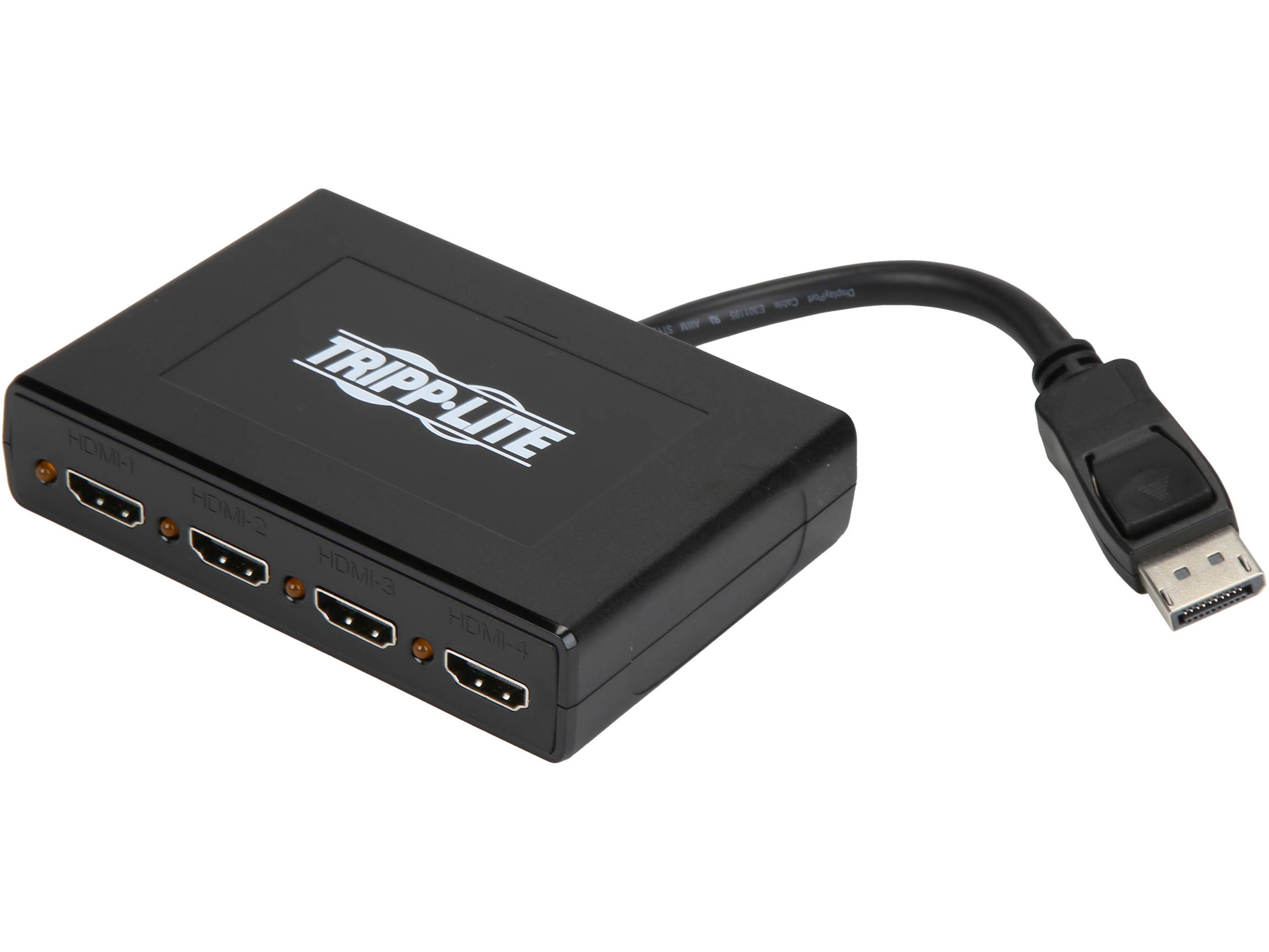 Tripp Lite B156-004-HD-V2 4-Port DisplayPort 1.2 to HDMI Multi-Stream Transport (MST) Hub, 3840 x 2160 (4K x 2K) UHD