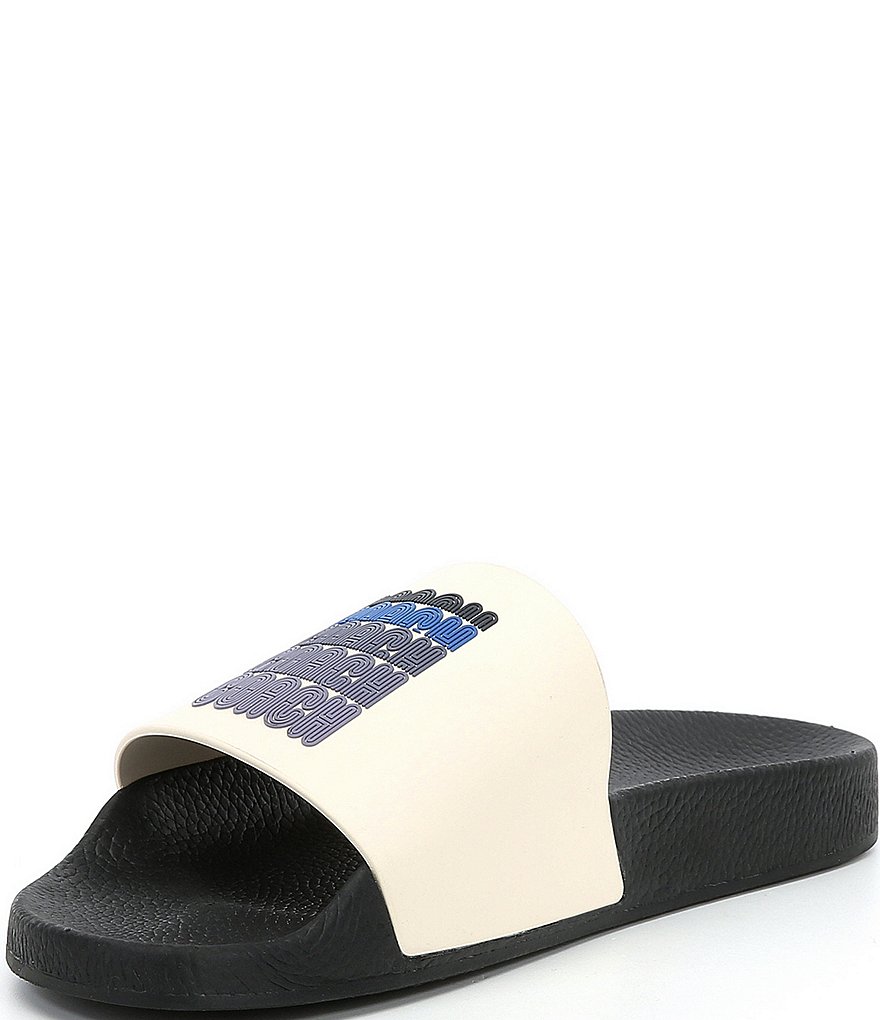 COACH Men's Coach Brand Pool Slides