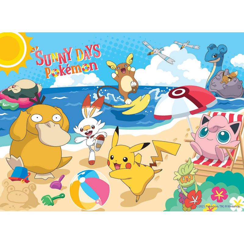 Buffalo Games Entertainment: Pokémon Beach Day Kids' Jigsaw Puzzle - 100pc