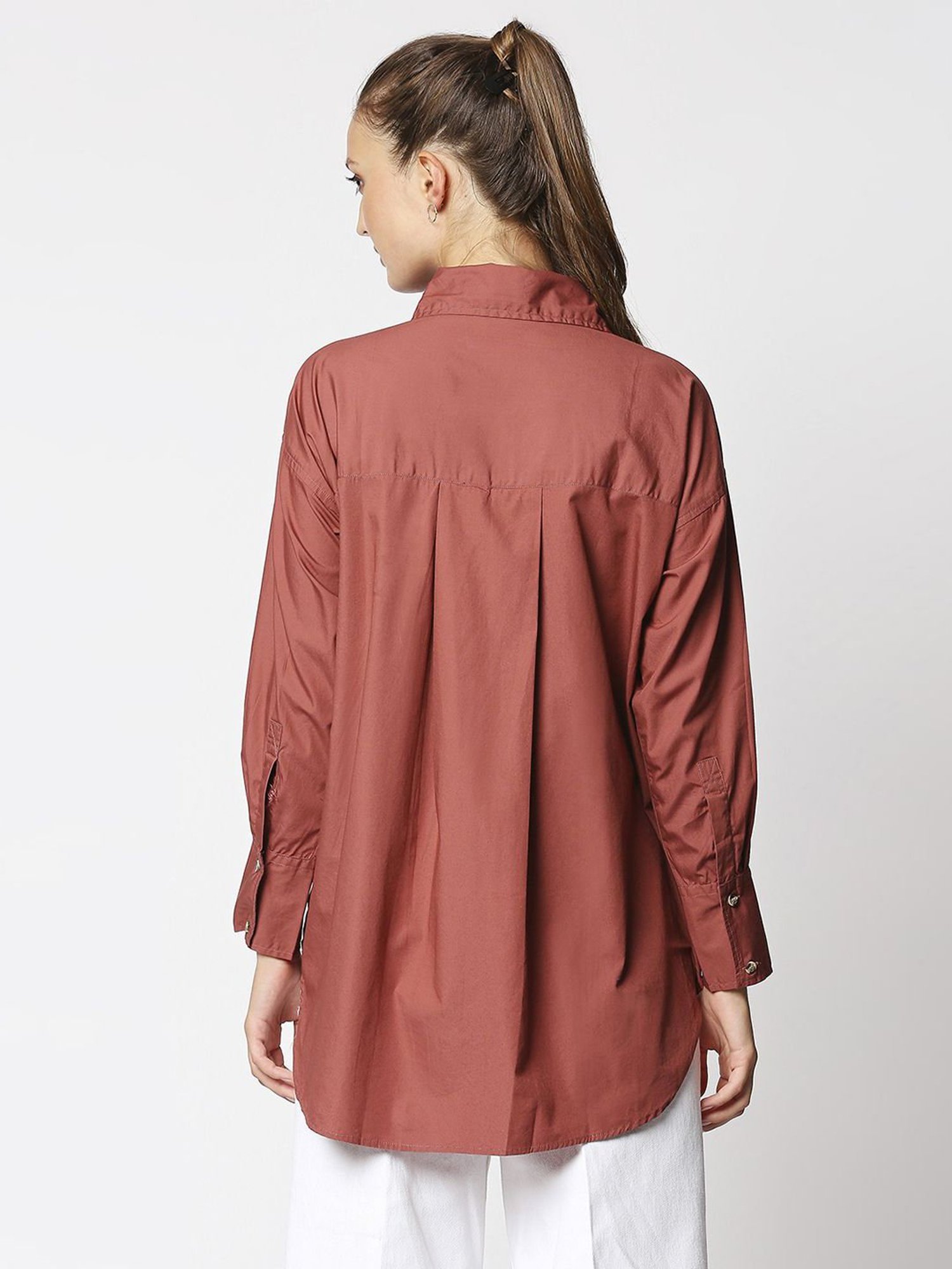 Remanika Red Pure Cotton Shirt