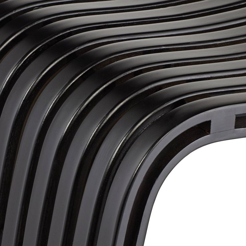 Ladder Barstool Seat Black - Riverstone Furniture Collection