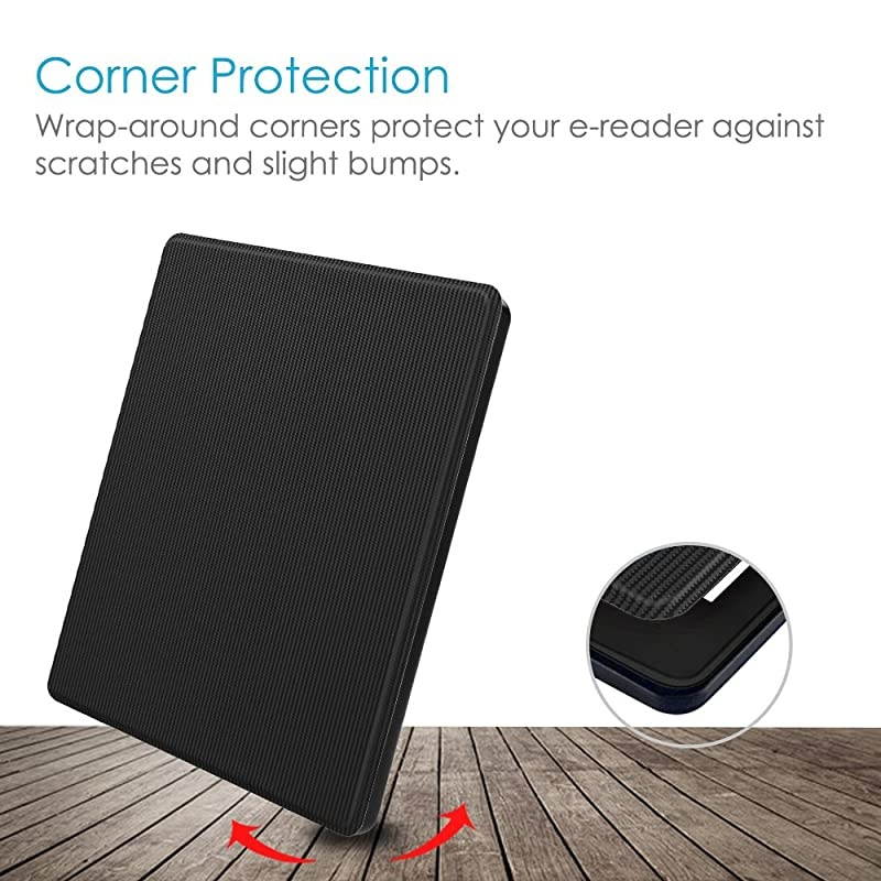 Slim Case for Kindle Oasis (Previous 9th Gen, 2017 Release) - [Sleek Shield Series] Lightweight Cover with Auto Wake/Sleep (Not Fit All-New Kindle Oasis 10th Gen 2019), Dragon Skin Black