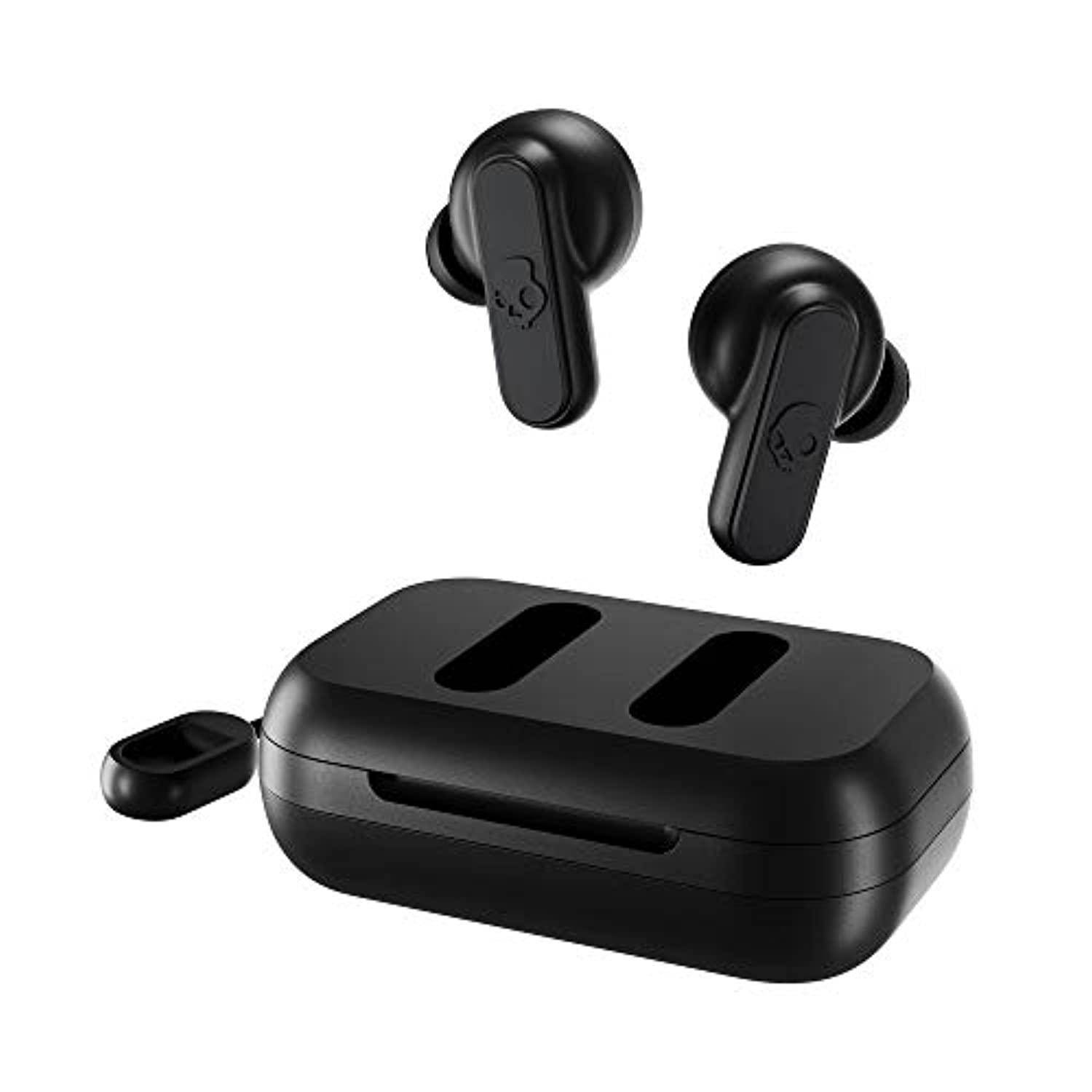 skullcandy dime true wireless in-ear earbud - true black