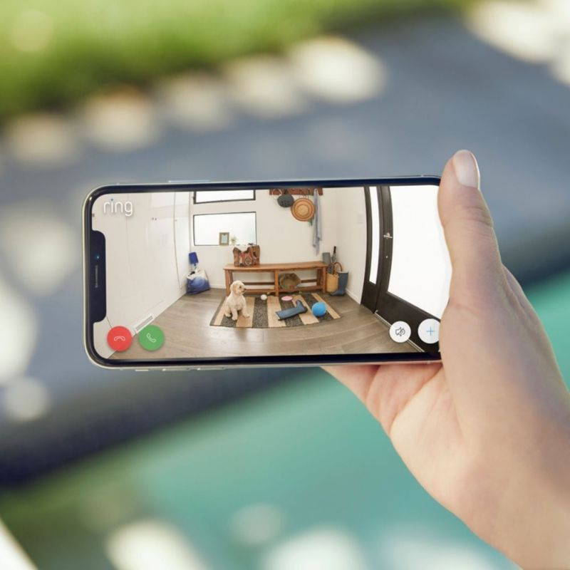 Ring Indoor Cam Plug-In HD Security Camera, Two-way talk, Works with Alexa