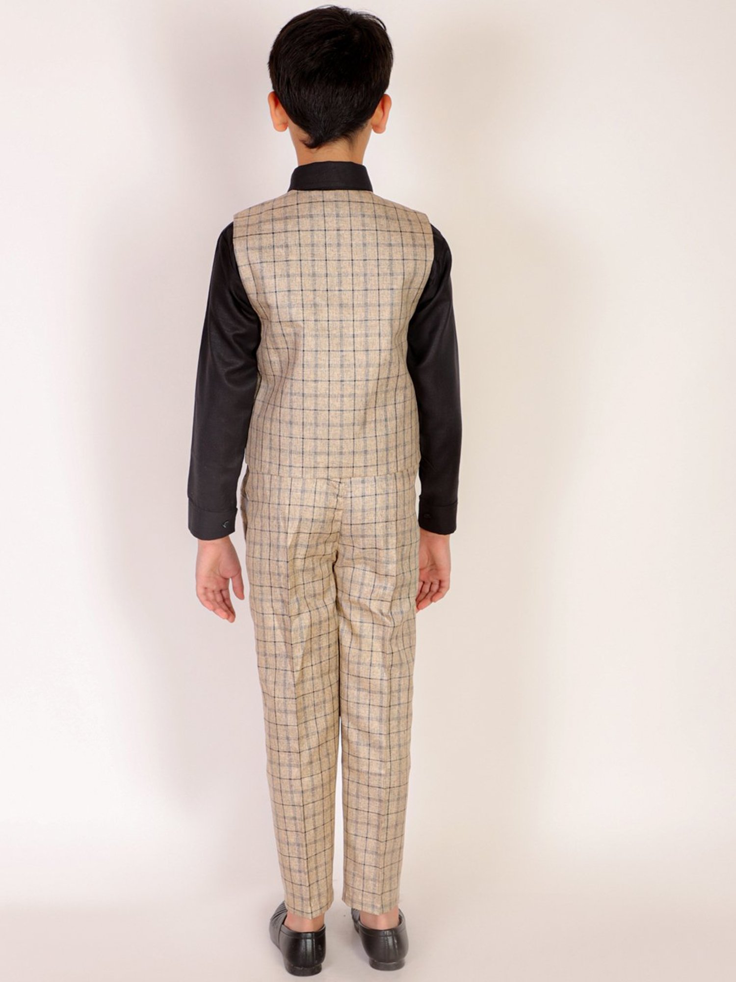 Blue Giraffe Kids Black & Pink Regular Fit Shirt Set