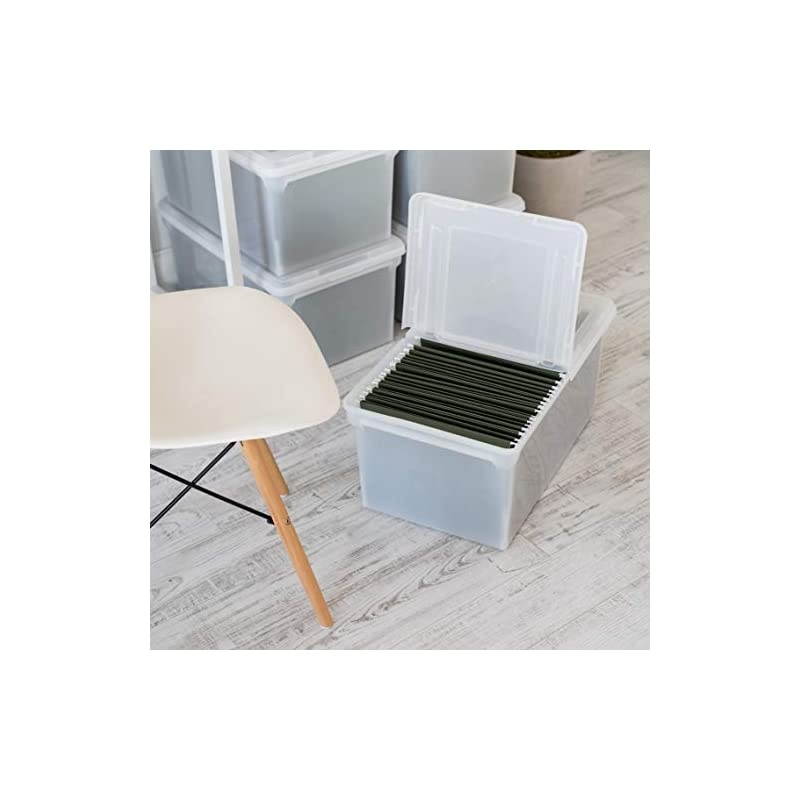 FB-31 Letter & Legal Size File Box, Letter, Pearl, 5 Pack