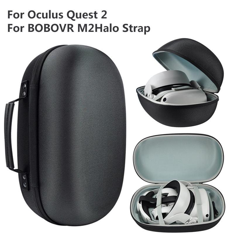 EVA Hard Case for BOBOVR M2 Strap for Oculus Quest 2 Halo Strap Improvements VR Accessories for BOBOVR M2 Case Bag