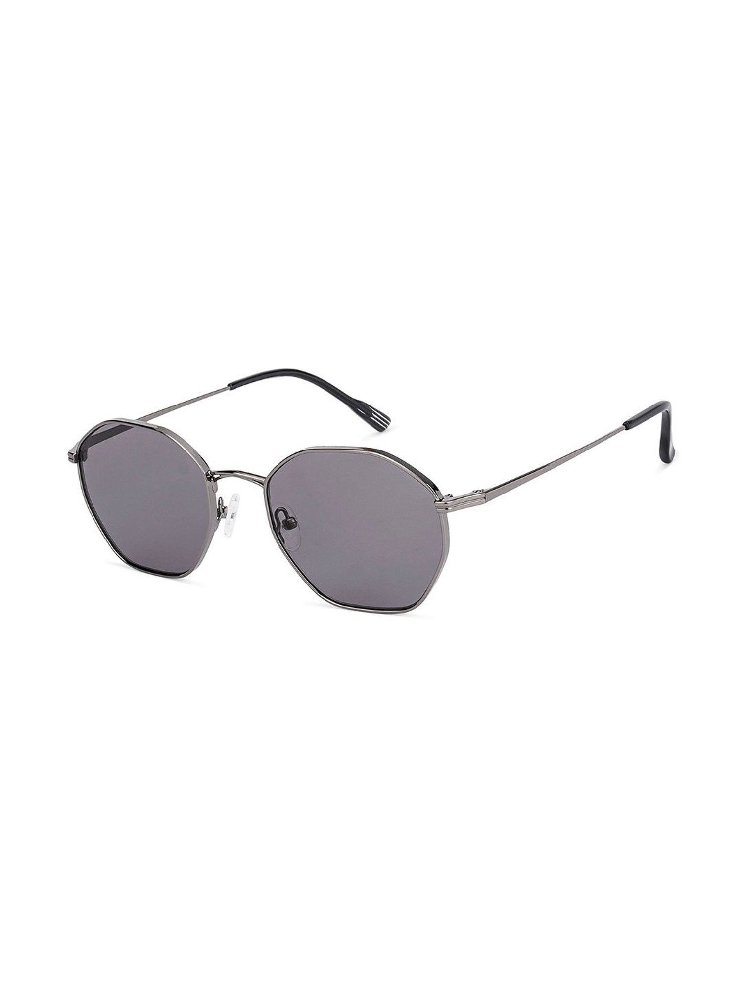 John Jacobs 134947 Grey UV Protected Geometric Sunglasses