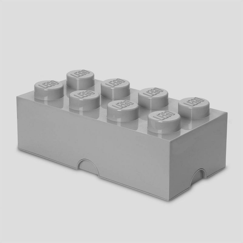 Lego Storage Brick 8 Gray