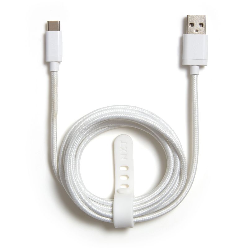 NXT Technologies Technologies 6 Ft. USB-C to USB-A Cable White NX54700