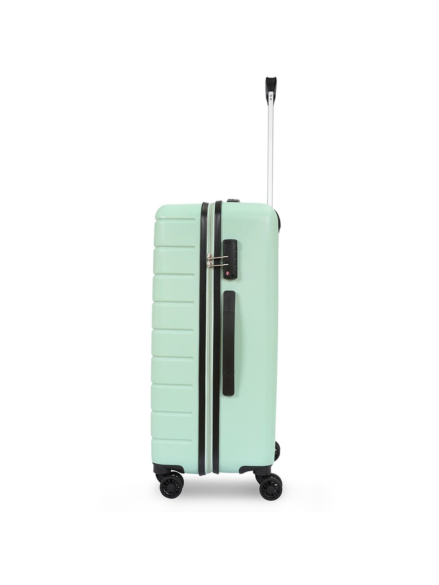 Aeropostale Stout Green Textured Hard Medium Trolley Bag - 27 cm