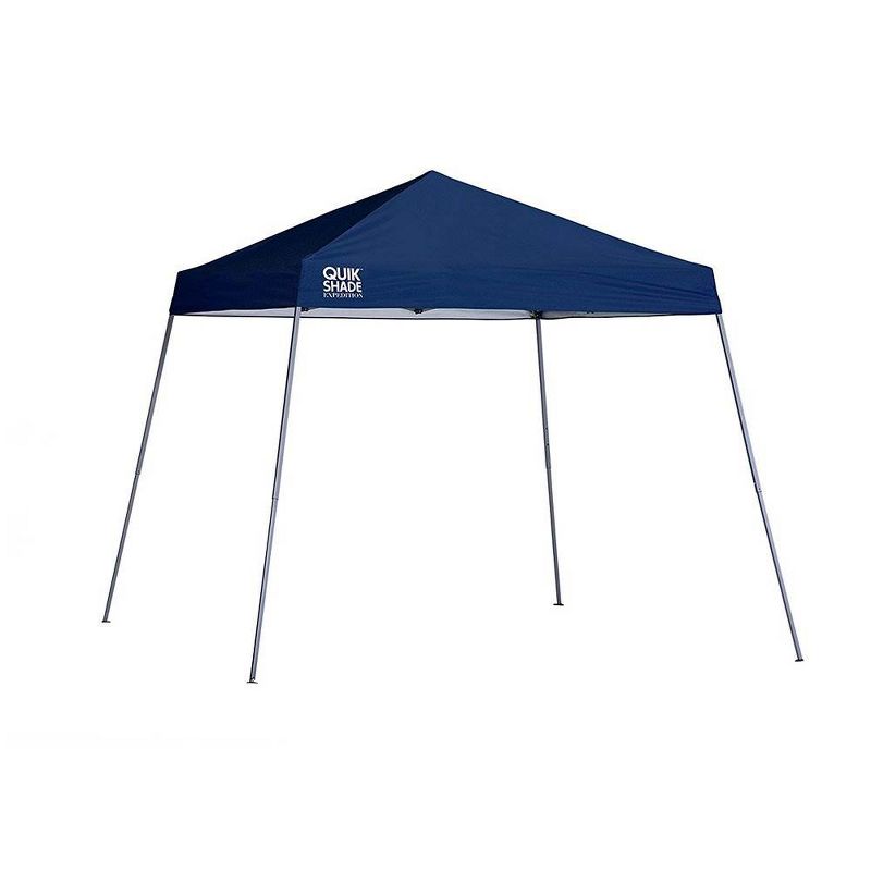 ShelterLogic Expedition 10 x 10 Foot 4 Slant Leg Pop Up Canopy, Midnight Blue